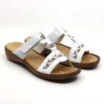 Rieker slipper wit 60888